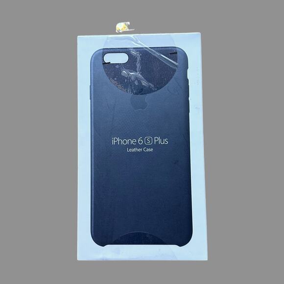 Apple Leather Case for iPhone 6s Plus Midnight Blue NWT - Picture 1 of 4